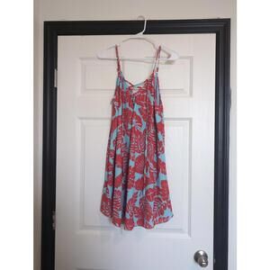Large NWT tropical monstera dress